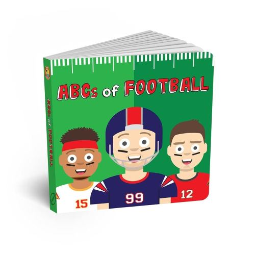 ABCs of Football - Fun Kids American Football Alphabet Book For Children and Parents, Quarterback, Tight End, Wide Receiver Superstars, Gift for Adults and Toddlers by Diaper Book Club