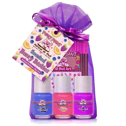 Scented Berry Bestie - Gift Set - Kids Non-toxic Nail Polish – Piggy Paint