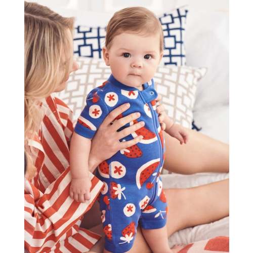 Baby 2-Way Zip Shortie Sleeper | Hanna Andersson
