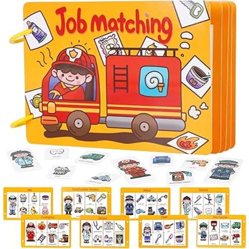 NAHSHON Montessori Busy Book Job Sorting