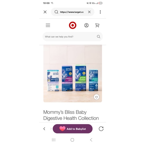 Mommy’s Bliss Baby Digestive Health Collection
