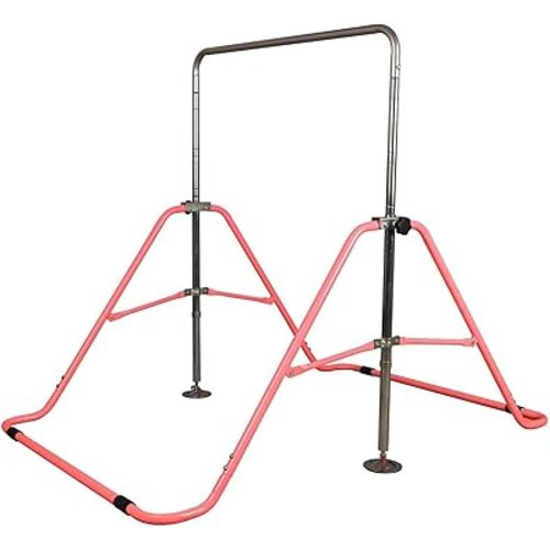 Fitvids Gymnastics Bar for Kids Height Adjustable Horizontal Kip Bar Folding Gymnastics Junior Training Bar