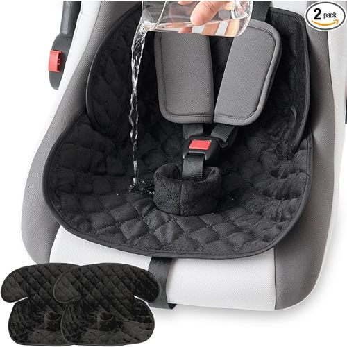 2 Pack Waterproof Piddle Pads Carseat Potty Training Car Seat Protector Waterproof Car Seat Liner Cover to Prevent Pee