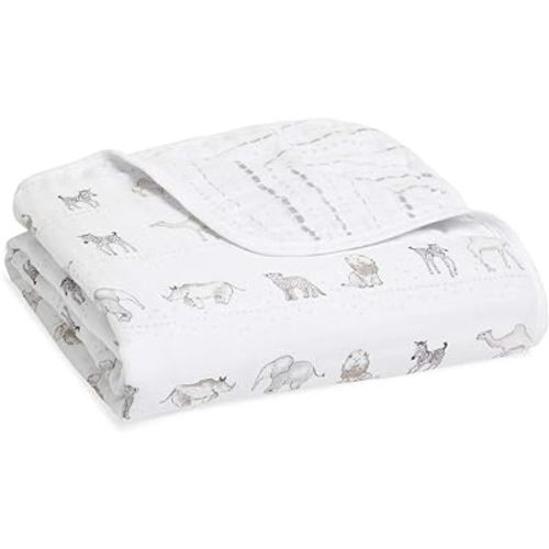 aden + anais Essentials Dream Blanket, Muslin Baby Blankets for Girls & Boys, Ideal Lightweight Newborn Nursery & Crib Blanket, Unisex Toddler & Infant Bedding, Shower & Registry Gift, Sunshine