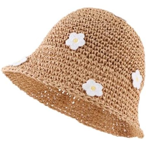 Baby Girl Straw Hat Toddler Summer Beach Hat with Lace Bow Infant Girls Sun Hats