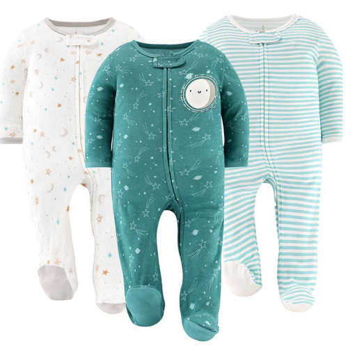 Celestial Baby Sleepers for Boys or Girls Set of 3