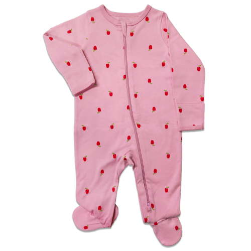 Wonder Nation Baby Gender Neutral Zip Front Footed Sleep N Play Pajamas, Sizes Preemie-6/9 Months
