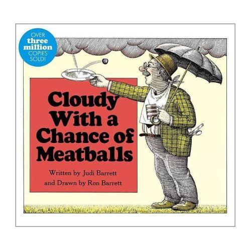Cloudy with a Chance of Meatballs by Judi Barrett (Board Book)