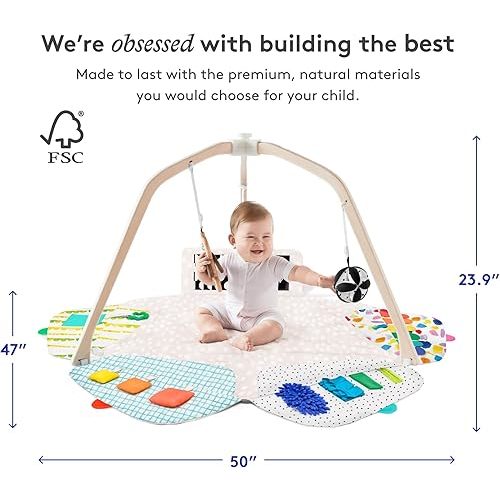 LOVEVERY | The Play Gym | Award Winning For Baby , Stage-Based Developmental Activity Gym & Play Mat for Baby to Toddler