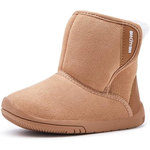BMCiTYBM Girls Boys Snow Boots Warm Winter Fur Lined Baby Shoes (Infant/Toddler/Little Kid)