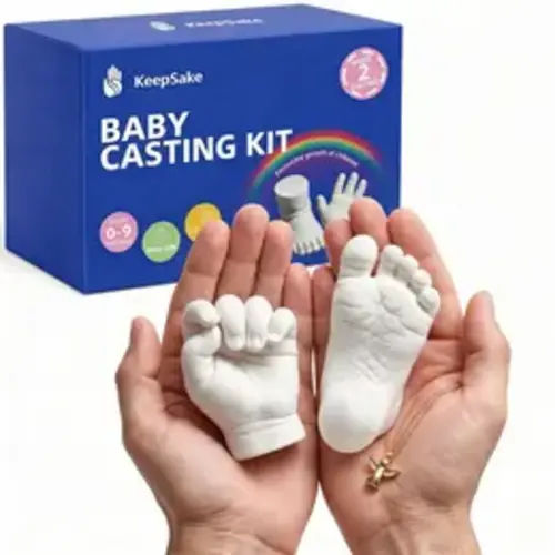 3D Baby Casting Kit - Safe Material DIY Craft, Newborn Handprints Keepsake, Thoughtful Baby Shower Gift for First-Time Parents (Toys & Hobbies Specialty DIY Supplies) - TikTok Shop