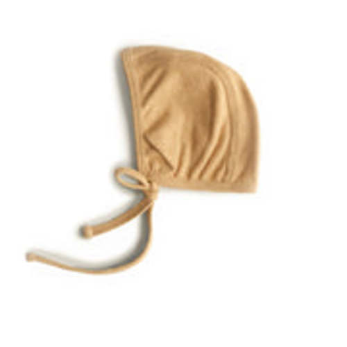 Mushie Organic Cotton Ribbed Baby Bonnet