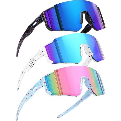 Youth Baseball Sunglasses Kids Sports Sunglasses for Boys Girls Softball Cycling Glasses UV400 Protection