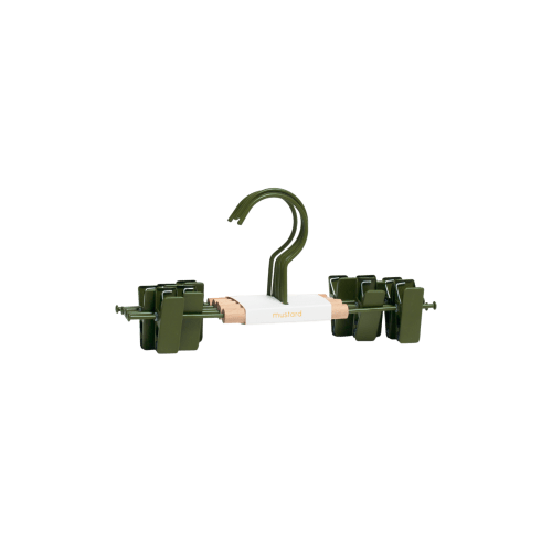 Kids Clip Hangers in Olive