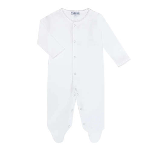 White Crochet Footie