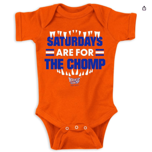 Smack Apparel Saturdays Onesie for Florida College Fans (NB-18M)