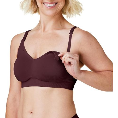 Bravado Designs Nursing Bras for Breastfeeding, Body Silk Seamless Wireless Bras for Women, Full Coverage Maternity Bra