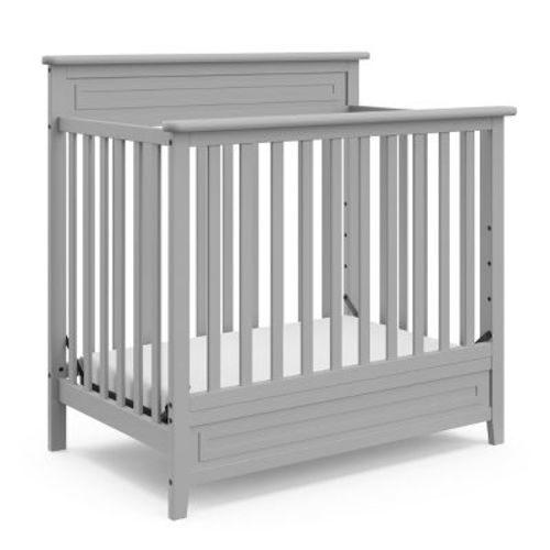 Storkcraft Petal 4-in-1 Convertible Mini Crib with Mattress