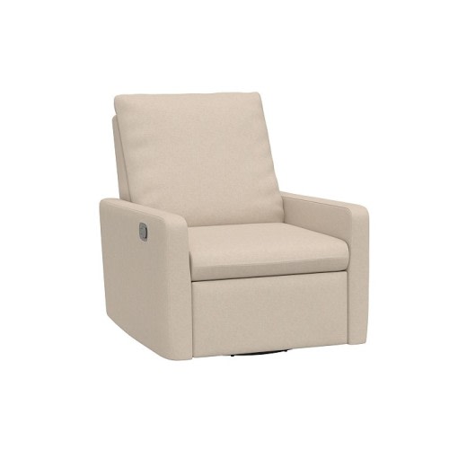 Paxton Small Space Manual Recliner Brushed Crossweave Natural