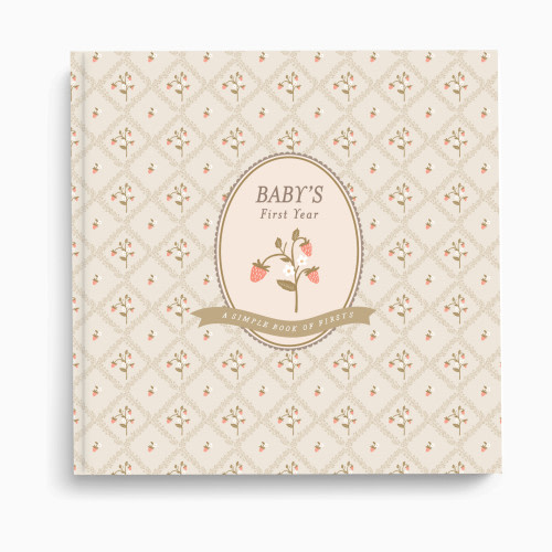 Lucy Darling Baby's First Year Memory Book - Cottage Garden