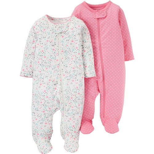 Newborn Baby Girl 2 Pack Sleep N Play