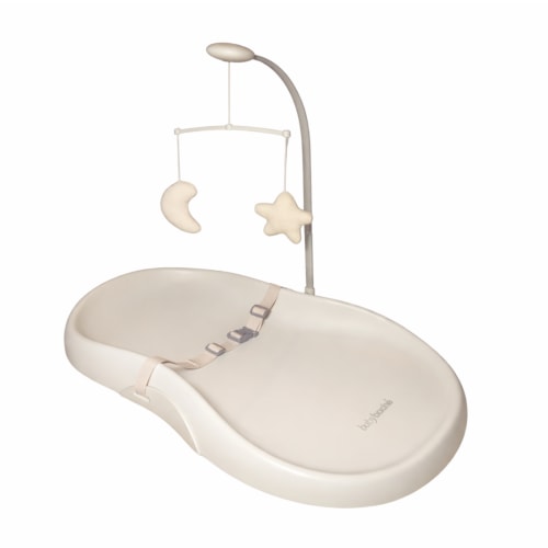 Contoured Baby Changing Pad with Toy Bar