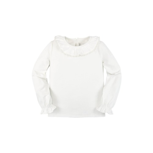 Baby Girls' Ruffle Neck Knit Top, Infant, 6-12M