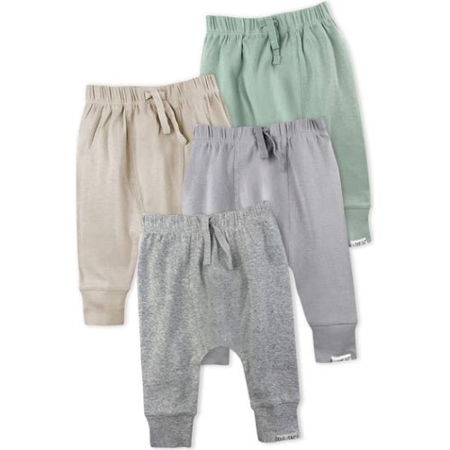 Jordan Assorted 4-Pack Organic Cotton Joggers, 12M