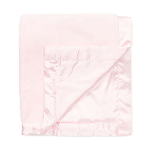 Pink Plush Receiving Blanket