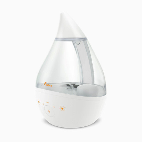 Crane 4-in-1 Cool-Mist Humidifier with Sound Machine - 1 Gallon - Clear/White