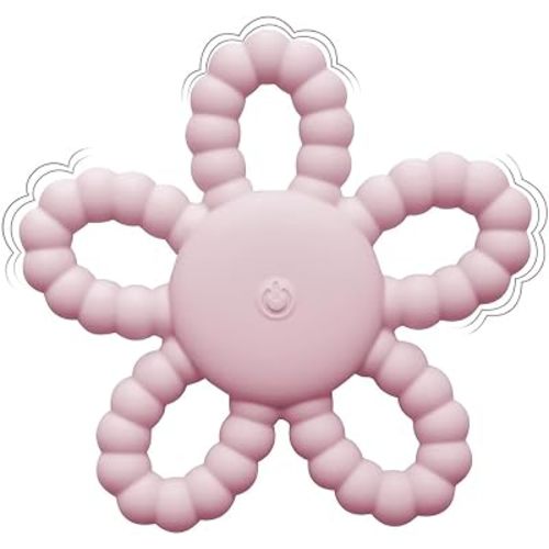 Vibrating Teether for Baby, Vibrating Sensory Chew Toy for Toddler