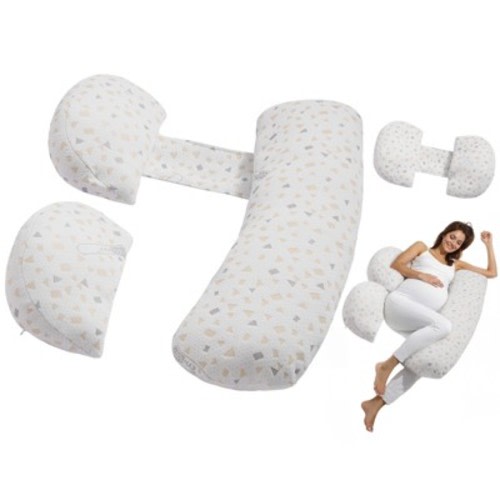 VEVOR Pregnancy Pillows for Sleeping, Adjustable Maternity Pillow for Pregnant Women,Soft Pregnancy Body Pillow with Removable & Washable Cover,White