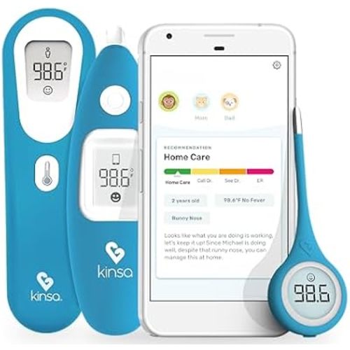 Kinsa Home Care Bundle of Digital Thermometers for Fever