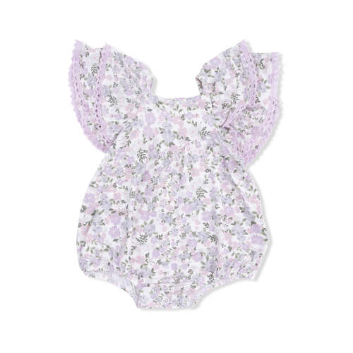 V-Neck Bubble Sunsuit, Shannon Floral