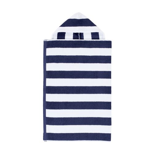 Rugby Stripe Kid Hooded Towels
