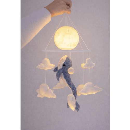 Whale moon nightlight Mobile