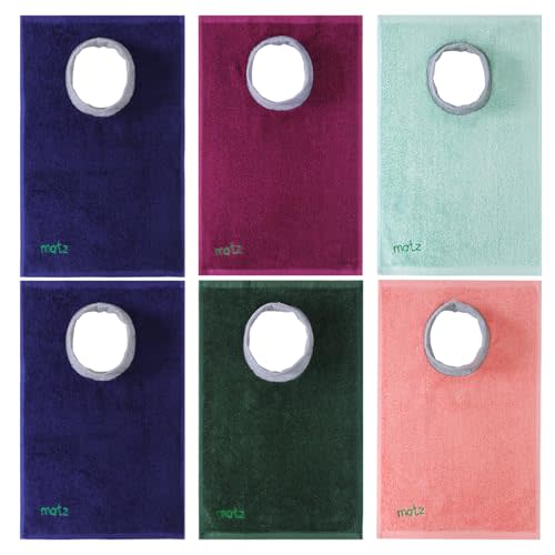 Matz Mini Terry Towel Slip On Baby Bibs | Full Coverage | Ultra Absorbent 100% Cotton | Pullover For Babies And Toddlers | Feeding Drooling And Teething | Unisex Baby Bib With Soft Ribbed Neck