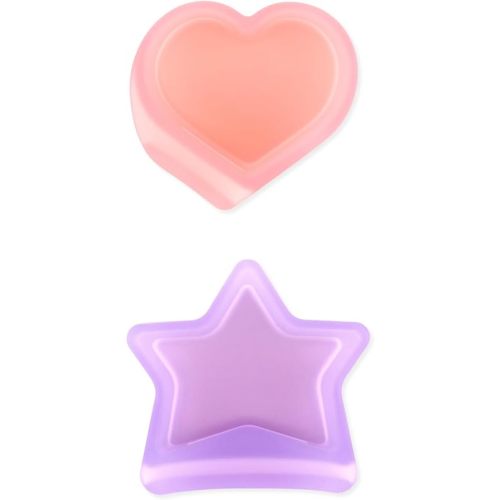 Bumkins Baby Silicone Little Dippers, Attaches to Bowls, Dishes and Plates, Sauce Cup, Holds Condiments, Dip, Puree, Toppings, Baby Led Weaning, Essential Feeding Supplies, Babies 6 Months Up, Pink