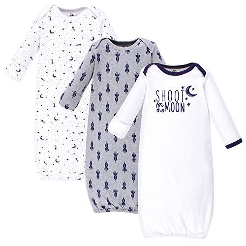 Yoga Sprout Cotton Gowns, 3 Pack
