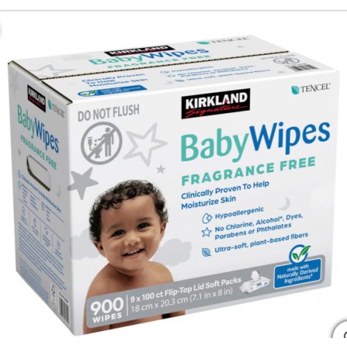 Kirkland Signature Baby Wipes Fragrance Free
