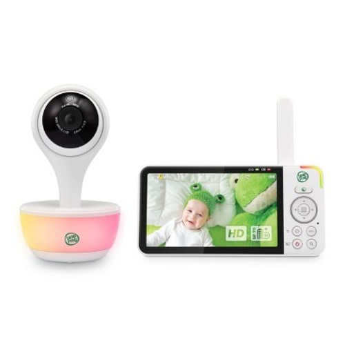 Leapfrog Remote Access 5" Smart Video Baby Monitor LF815HD: 2-Way Talk, Battery Powered, Digital Video Monitors