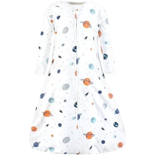 Hudson Baby Unisex Baby Long Sleeve Cotton Jersey Sleeping Bag, Sack, Blanket