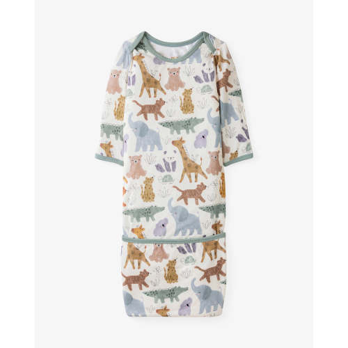 Sweet Safari Infant Gown – Little Sleepies