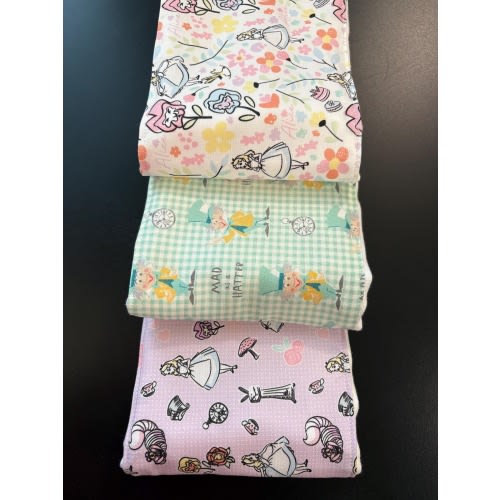 Burp cloths, Alice in wonderland, mad hatter, tea party, baby shower