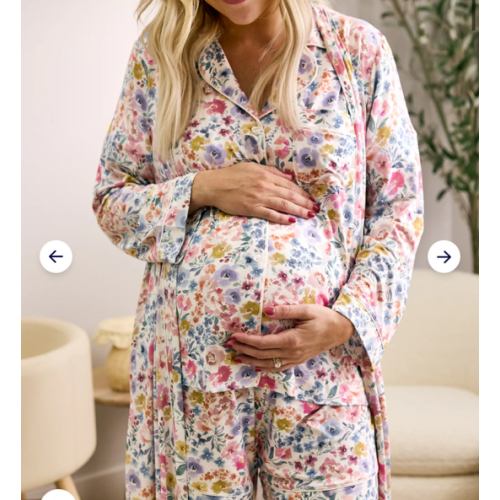 Tiny Blooms Women's Short Sleeve & Shorts Pajama Set – Little Sleepies