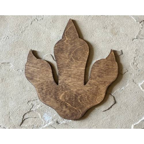 Dinosaur Footprints Wooden Cutouts/ Dinosaur Nursery & Playroom Decor