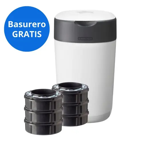 TOMMEE TIPPEE|Basurero pañales twist + 6 repuestos
