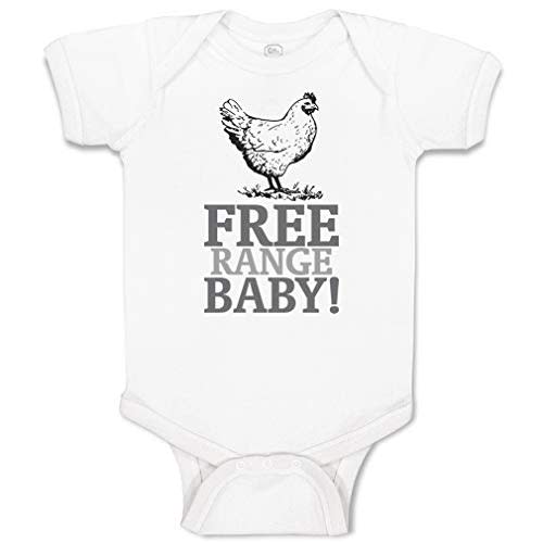 Cute Rascals Baby Bodysuit Free Range Baby! Chicken Farm Funny Cotton Unisex 6 Months