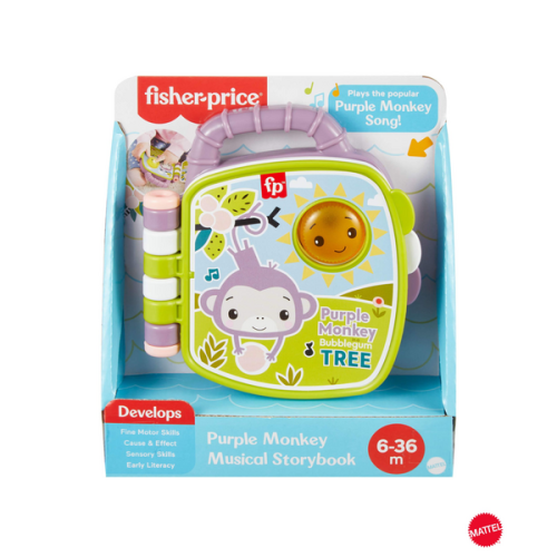 Fisher-Price Purple Monkey Musical Storybook