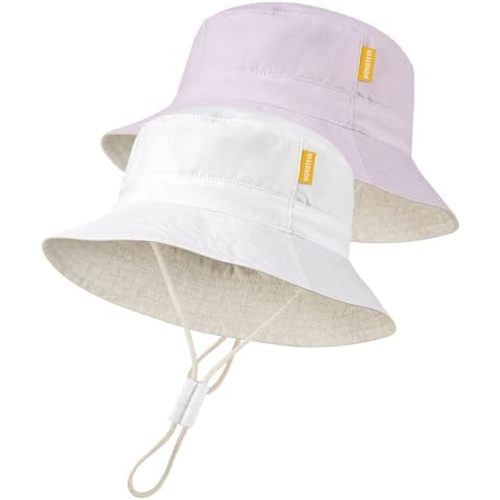 Baby Sun Hat for Toddler Kids Bucket Hat Summer Beach Essentials UPF 50+ Sun Protection Bamboo Rayon Baby Hats for Boys Girls